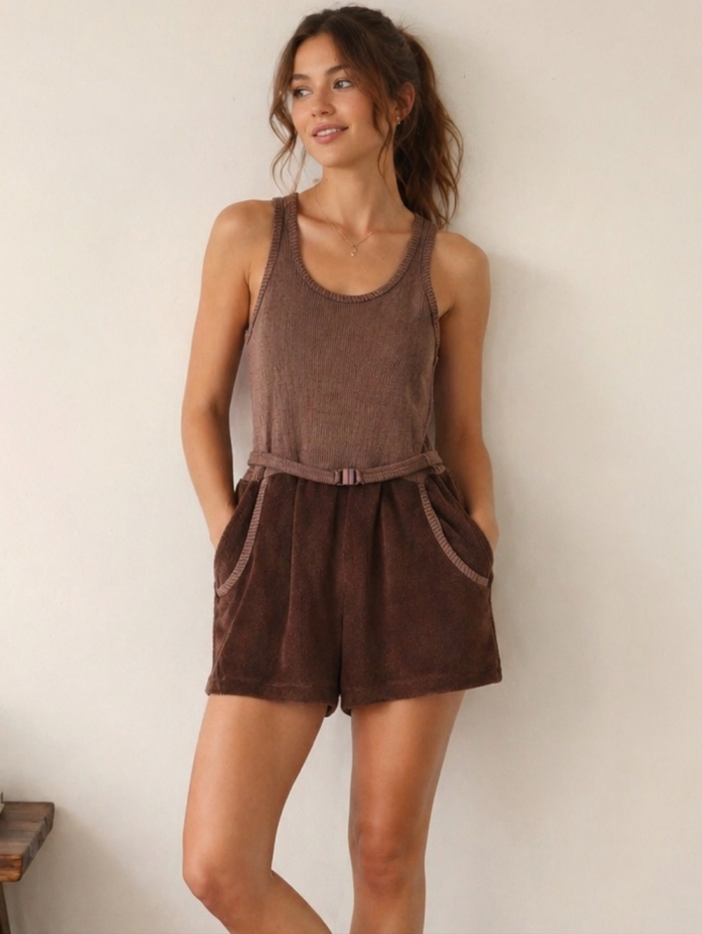 Vintage Terry Cloth Romper